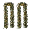 Glitzhome 2Pk 9' Pre-Lit Leds Greenery Pinecone Christmas Garland Online