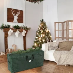 Hastings Home 2-Piece Christmas Decor Storage Bags - Green Online