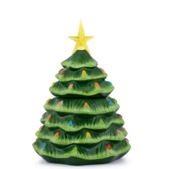 Mr. Christmas 13" Illuminated Nostalgic Tree Cookie Jar Discount