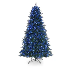 Mr. Christmas 7.5' Unflocked Tree With Alexa Integration Hot