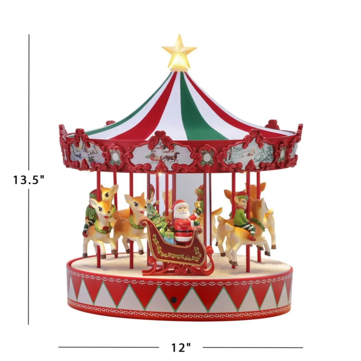 Mr. Christmas 13.5" Vintage Carousel Online