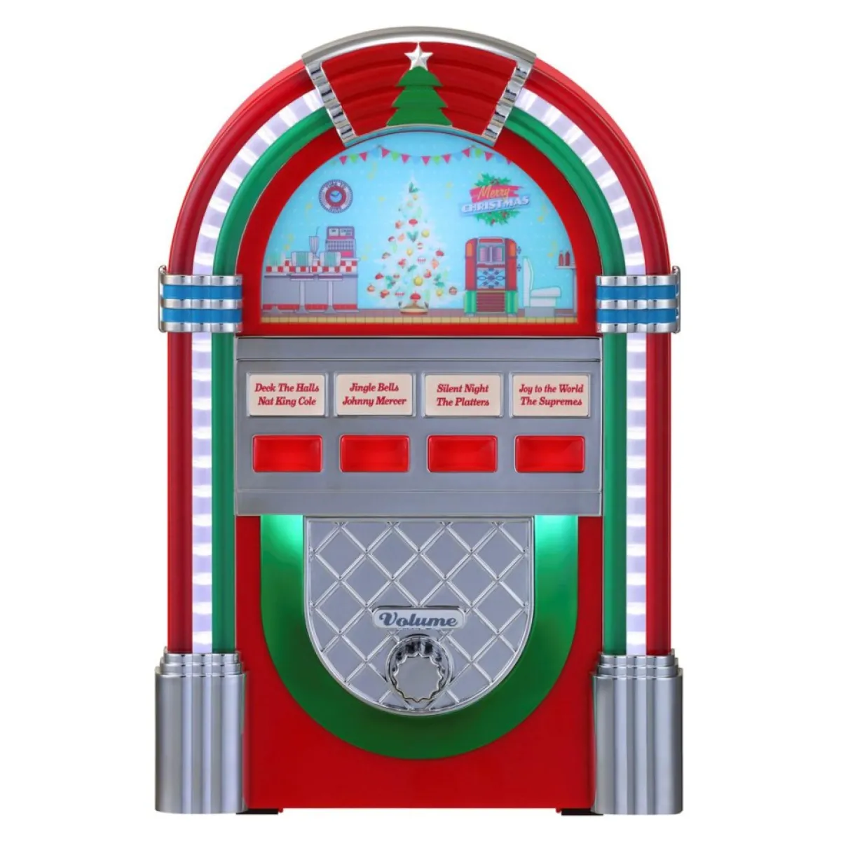 Mr. Christmas 9" Vintage Holiday Jukebox Hot