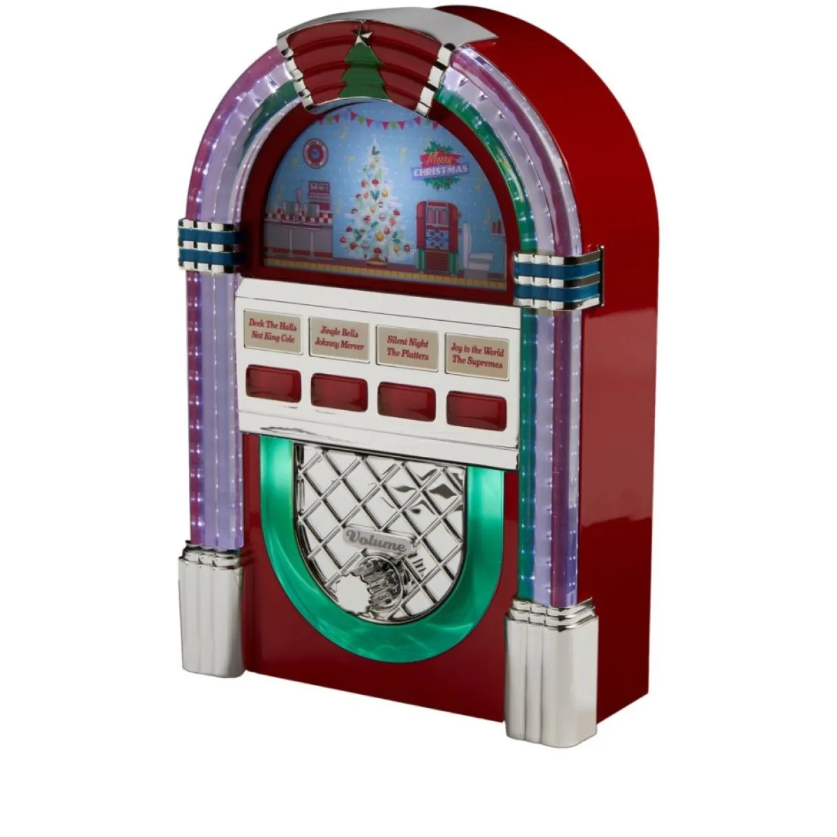 Mr. Christmas 9" Vintage Holiday Jukebox Hot