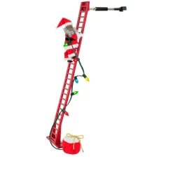 Mr. Christmas Climbing African American Santa With Led Lights Discount