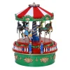 Mr. Christmas Mini Carnival Music Box Carousel Hot