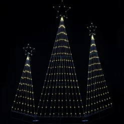 Mr. Christmas Multifunction Led Folding Forest 3-Piece Set White Discount