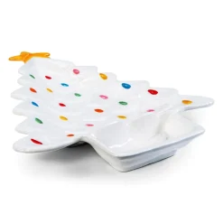Mr. Christmas 14.25''Tree Platter With Dip Section