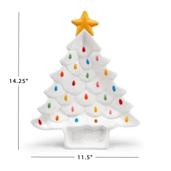 Mr. Christmas 14.25''Tree Platter With Dip Section