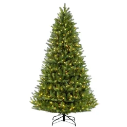 Puleo International Puleo 4-1/2 Ft. Pre-Lit Green Mountain Fir Artificial Christmas Tree Hot