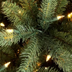 Puleo International Puleo 9 Ft. Pre-Lit Green Mountain Fir Artificial Christmas Tree New