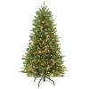 Puleo International 4.5' Pre-Lit Slim Westford Spruce Tree Sale