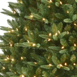 Puleo International 12' Pre-Lit Fir Tree 800 Warm White Led Lights