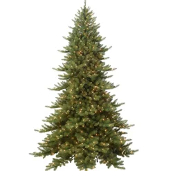 Puleo International Puleo Intl. 9' Prelit Royal Fraser Fir Green Tree With Memory Tips Discount