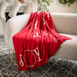 Safavieh Joy To The World Throw Red Sale