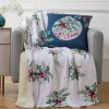 Sara B . Hung With Cheer Throw And Pillow Set Outlet
