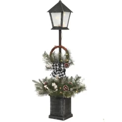 Gerson The Company 4' Pre-Lit Mixed Pine Lantern Pole Porch Tree Online