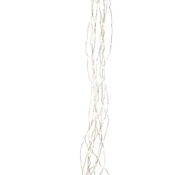 Gerson The Company 6' Warm White Led Light String Spray On Silver Wire Outlet
