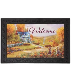 Thomas Kinkade Interchangeable Seasonal Doormat Set Clearance