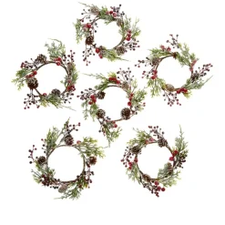 Unmatched Holiday Candle Rings - Set Of 6 Online