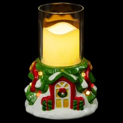 Unmatched Led Festive Tree Candle Holder With Flameless Candle Discount
