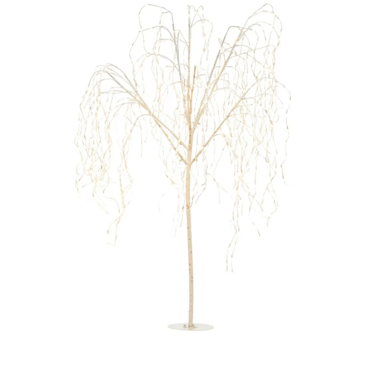 Winter Lane 7' Color Changing Willow Tree White