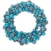 Winter Lane 24" Lighted 60-Led Ornament Wreath With 6-Hour Timer Blue Sale