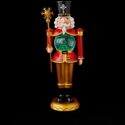 Winter Lane 13" Toy Soldier With Lit Water Globe Best