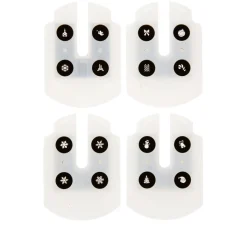 Winter Lane Holiday Glitter Projector Candle With Remote Hot