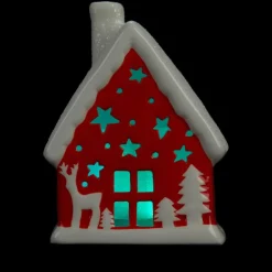 Winter Lane 2-Pack Handpainted 2-In-1 Removable House Stocking Holders