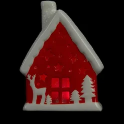 Winter Lane 2-Pack Handpainted 2-In-1 Removable House Stocking Holders