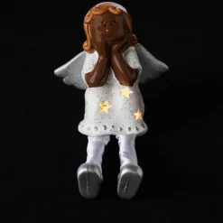 Winter Lane Set Of 3 Illuminated Dangle Sitters Best