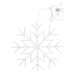 Winter Lane Set Of 2 Twinkle Snowflakes With 6-Hour Timer Best