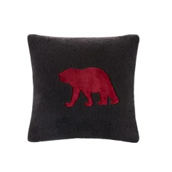 Woolrich Alton 3-Piece Red/Black Plush To Sherpa Twin Comforter Set Discount